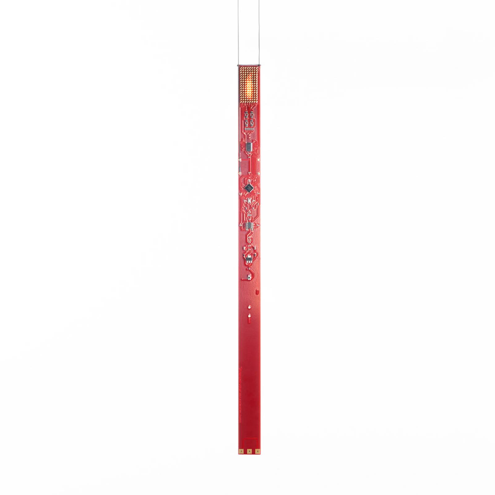 Ingo Maurer Suspension LED de designer One New Flame en rouge