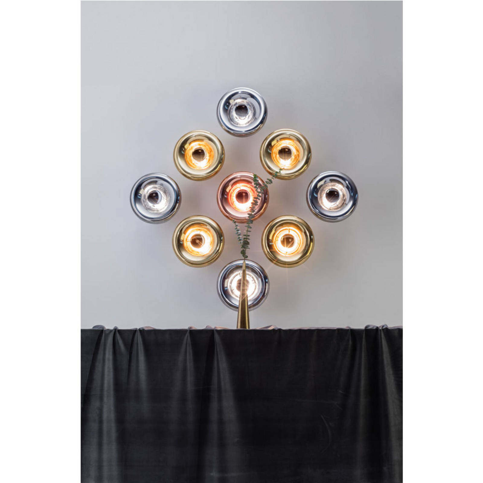Void Surface LED Wall Lamp Brass - Tom Dixon