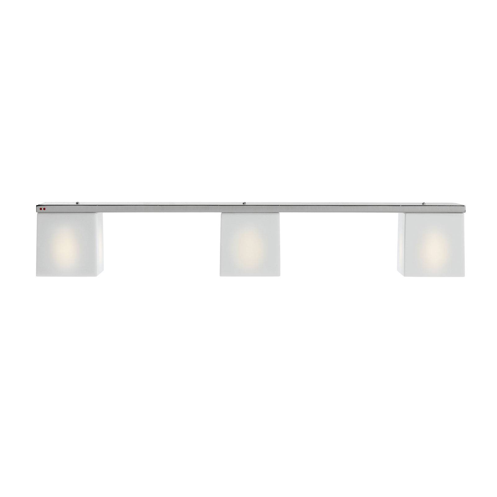Fabbian Cubetto Design plafondlamp voor woonkamer / eettafel - wit / opaal - Glas - plafonnière - dimbaar