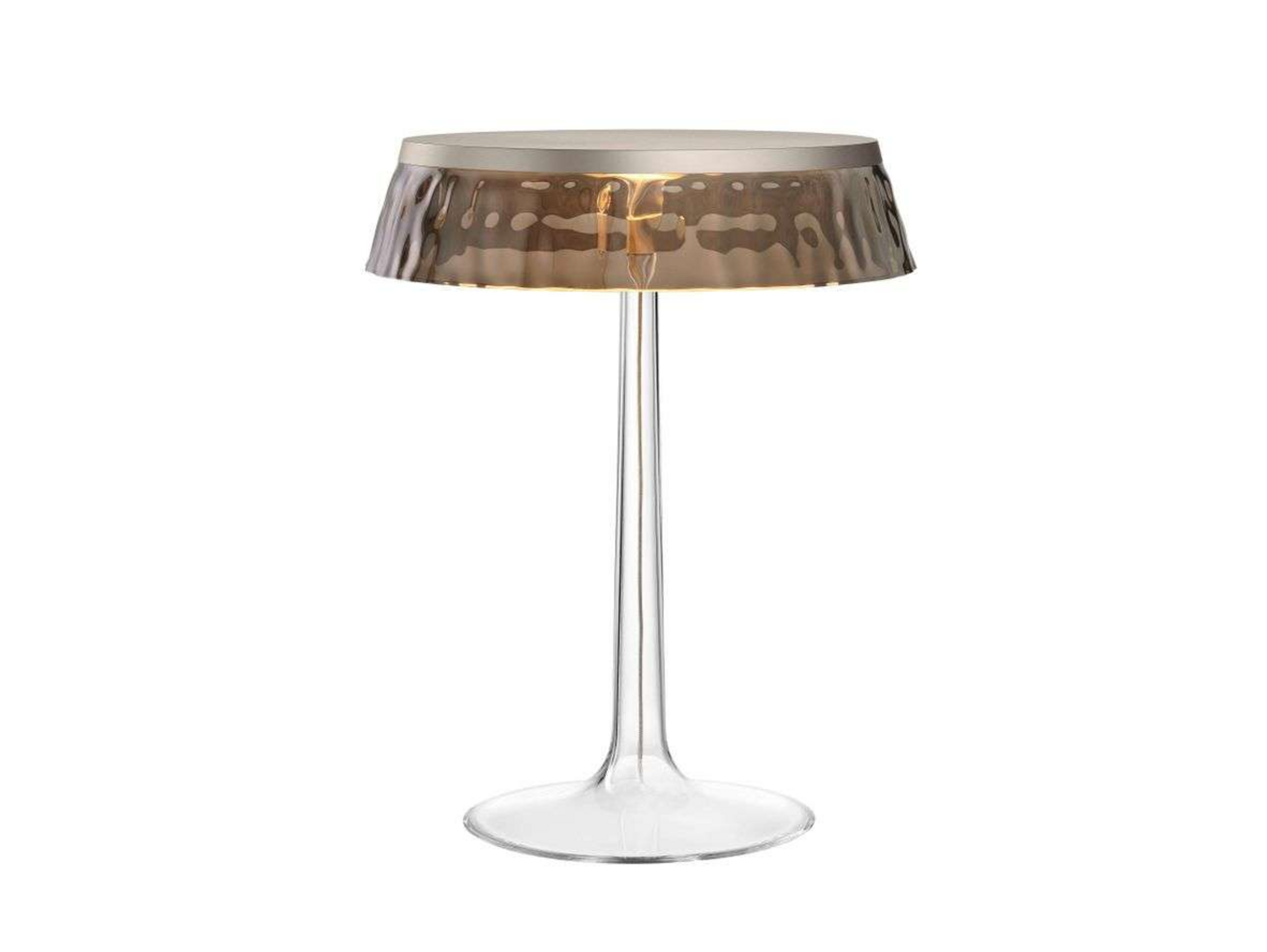 Bon Jour T Tischleuchte Matt Chrom/Fumé - Flos