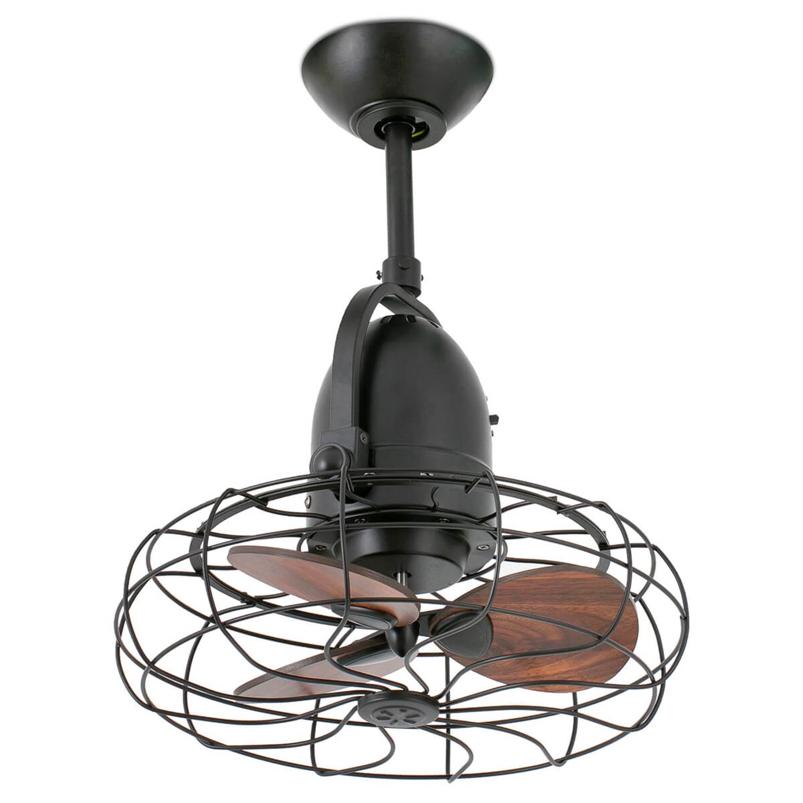Ventilador Keiki, Ø 43 cm, para parede e teto, CA, castanho escuro Ventilador Keiki, Ø 43 cm, para parede e teto, CA, castanho escuro