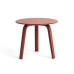 Bella-sohvapöytä, punainen, Ø45 x H39 cm, tammi - HAY