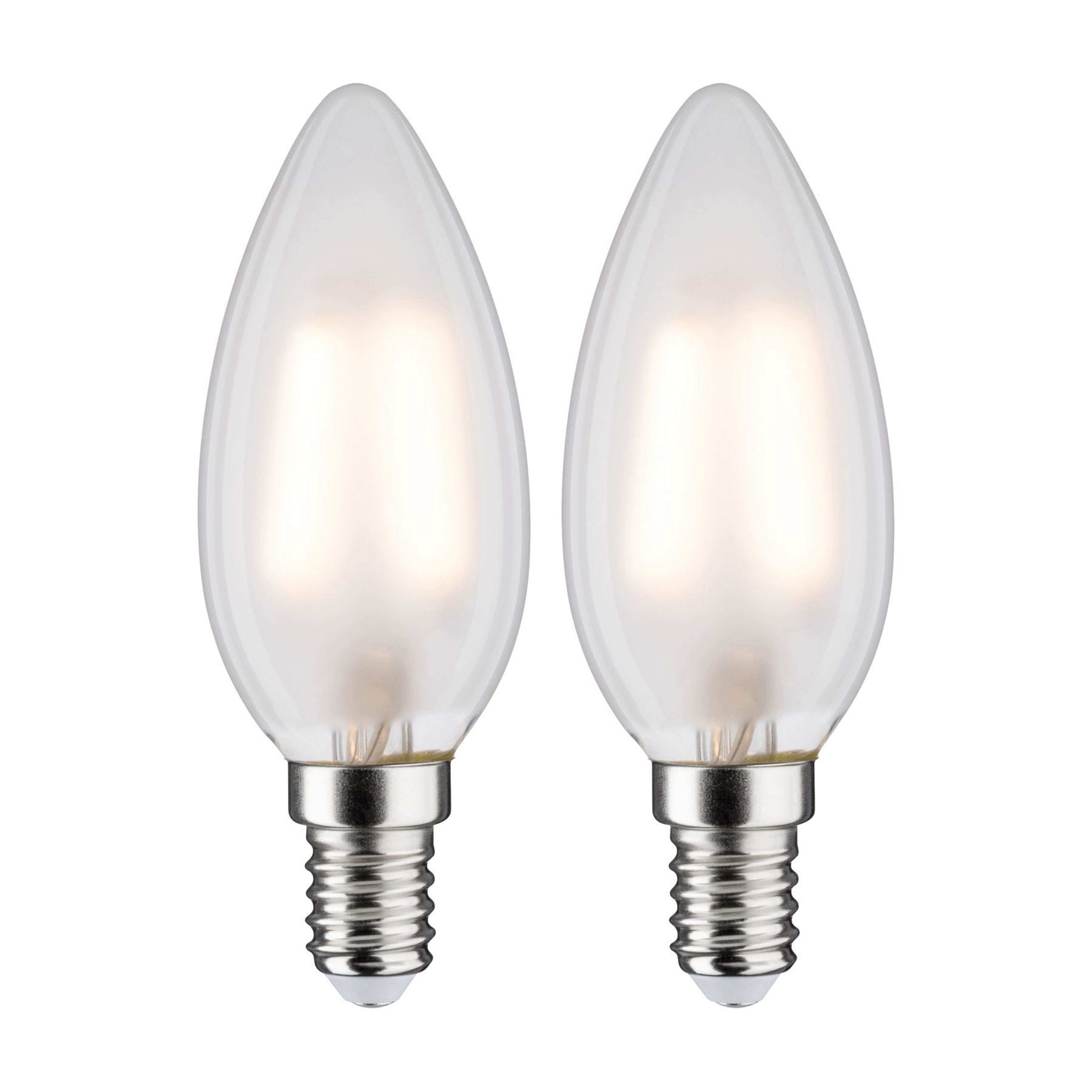 Paulmann LED-Kerze E14 3W 2.700K matt 2er-Pack
