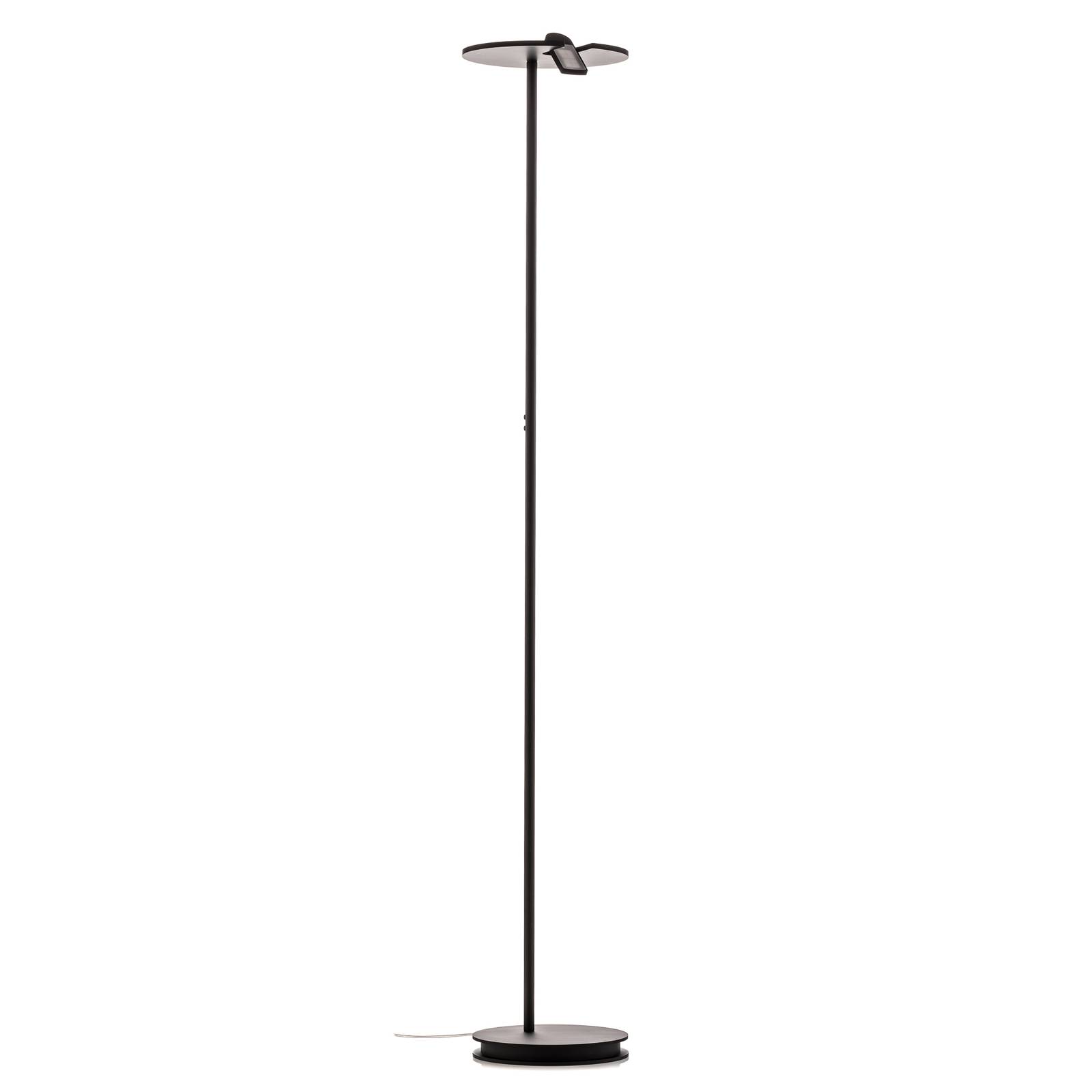 Bopp Share LED-Deckenfluter mit Leselampe schwarz