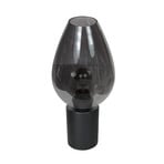 Laualamp Bloeba, must/suitsuhall, Ø 22 cm, klaasist tilk