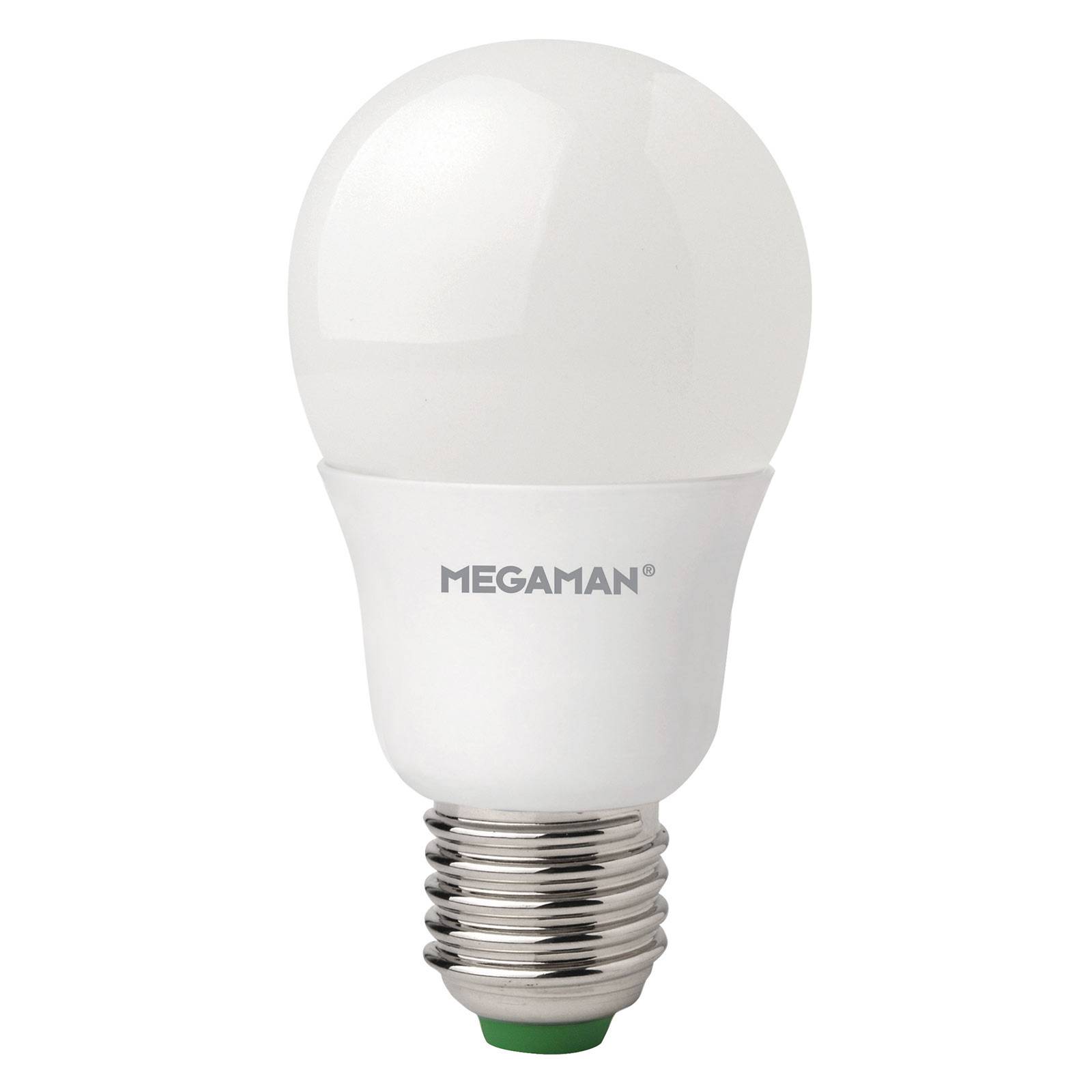 MEGAMAN LED-lampa E27 A60 9,5W varmvit