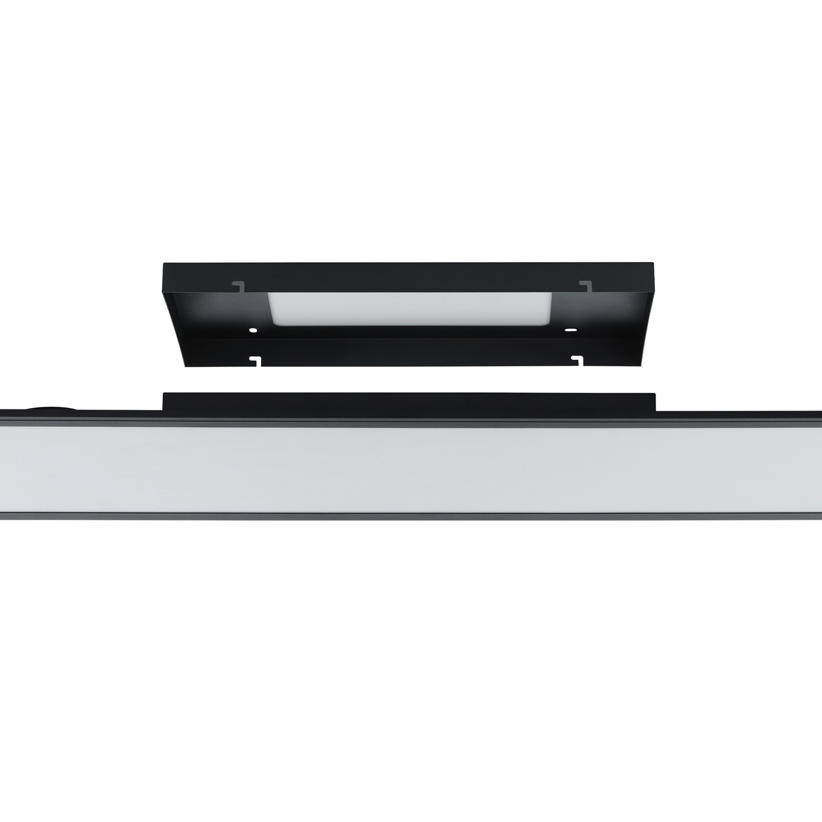 EGLO connect-z LED plafondlamp, 120x30cm, zwart