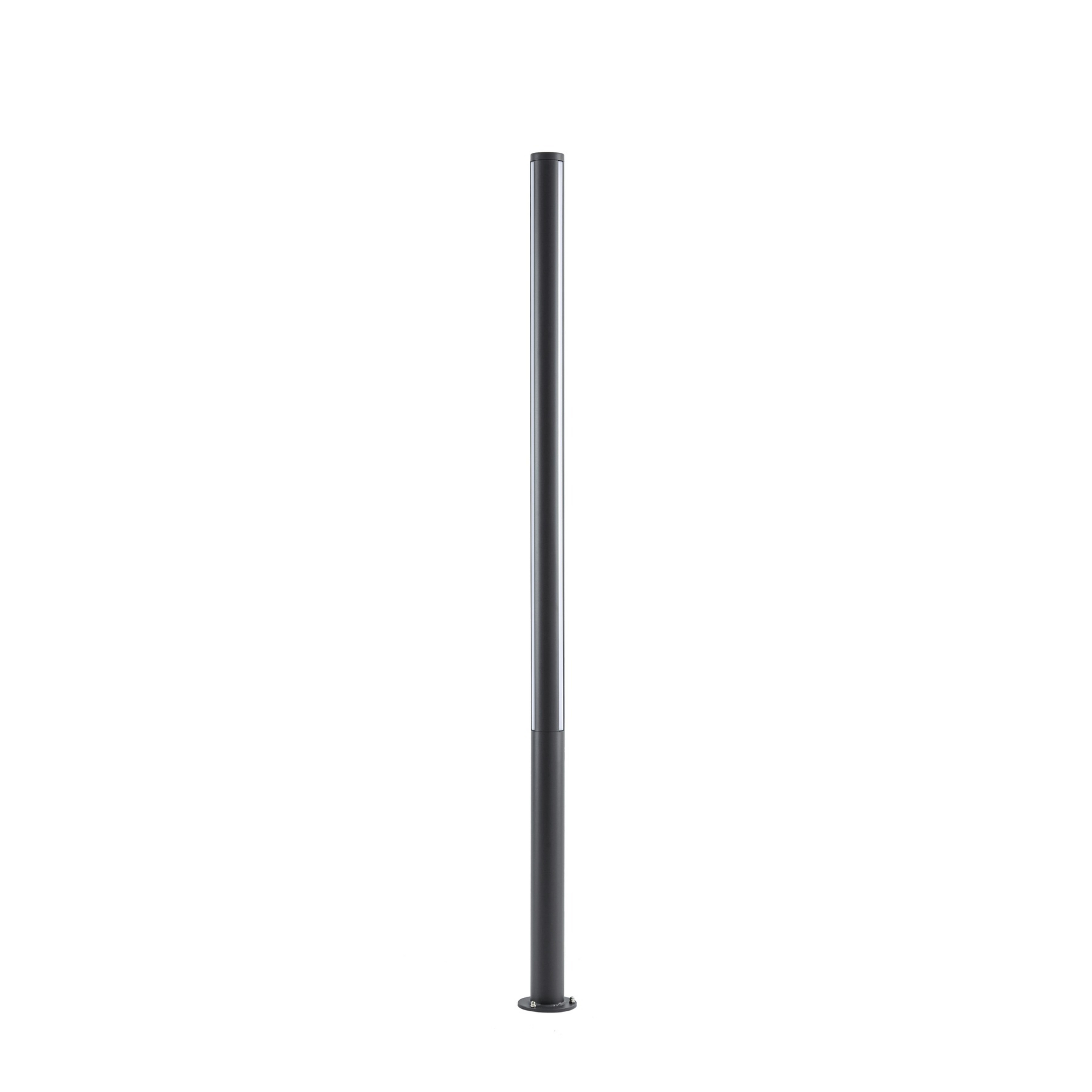 Lynel Luminaire d'extérieur LED, IP54, anthracite, hauteur 200 cm, aluminium -