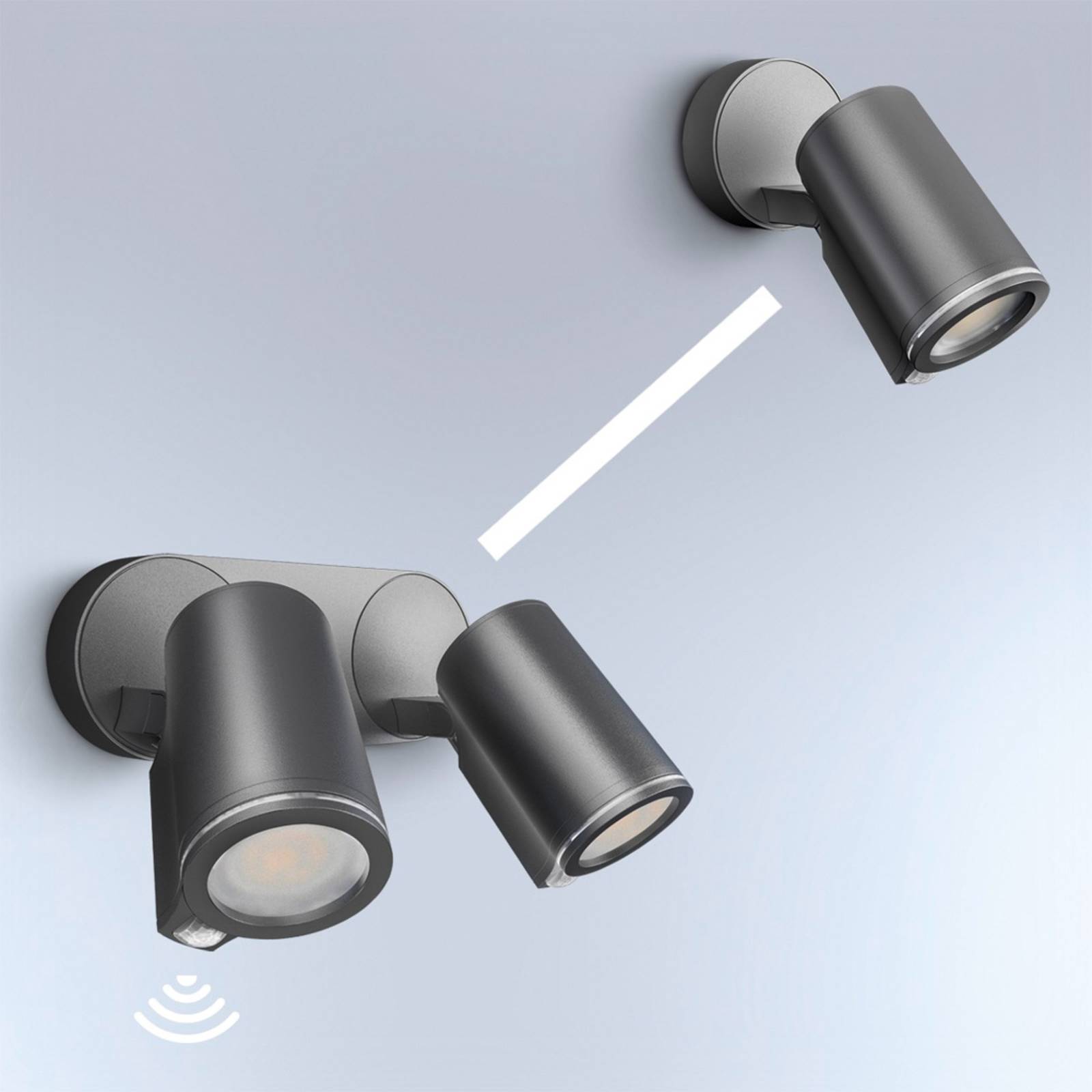 STEINEL Spot Duo S spot LED 2-punktowy