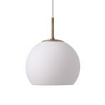 Ball Glass Pendelleuchte Ø18 Opal Weiß - Frandsen