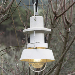 Martinelli Luce Polo външна висяща лампа Ø 21 cm бяла