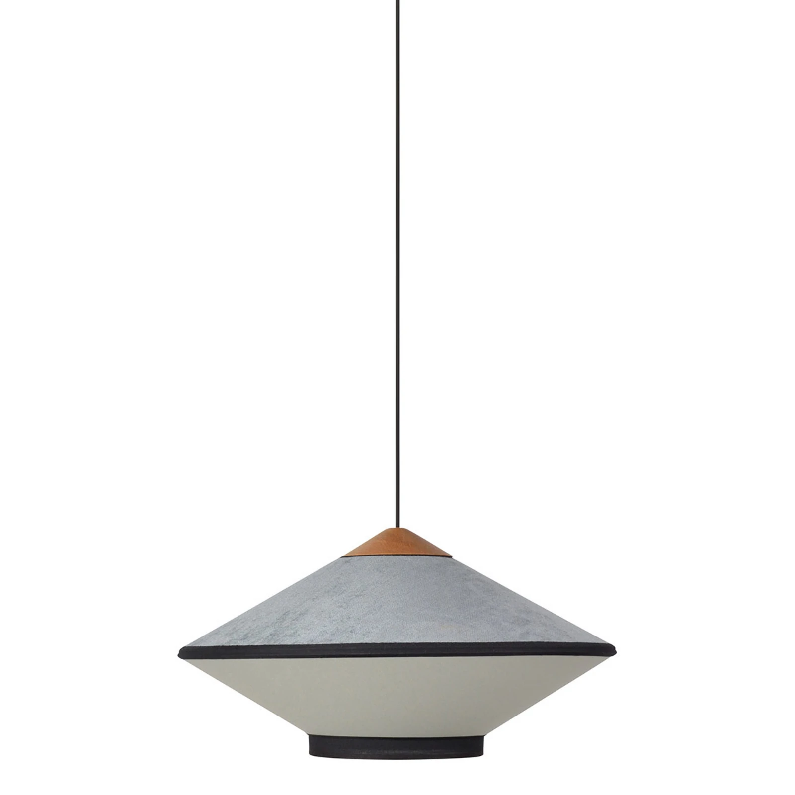 Forestier piekaramā lampa Cymbal S, Atlantijas zils, Ø 50 cm, E27