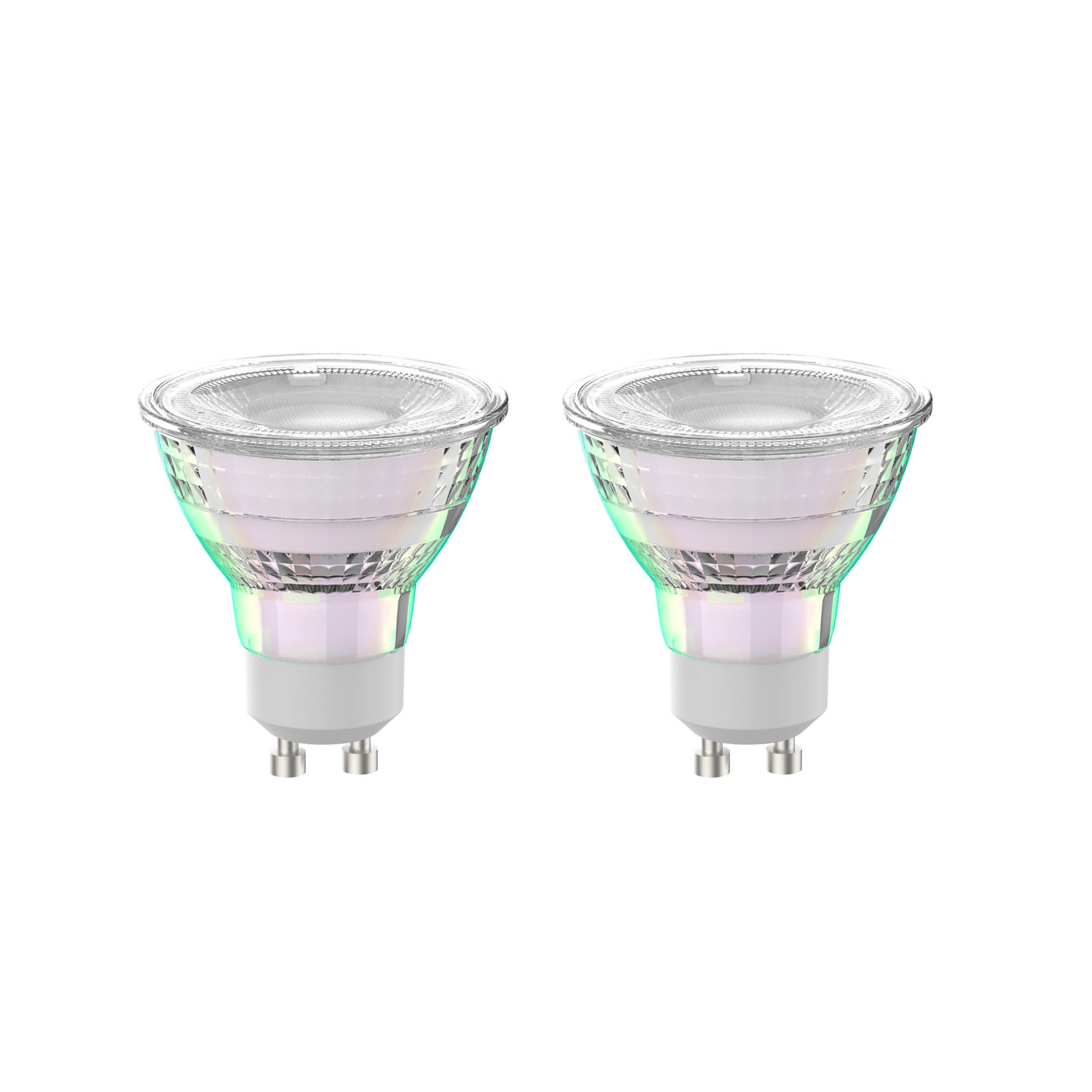 Arcchio LED-pære GU10 2,5W 4000K 450lm glas sæt med 2 stk