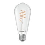 OSRAM LED vintāža ST64 E27 3,4W 927 spirālveida kvēldiega caurspīdīga