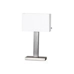 Prime Tafellamp H47 Brushed Steel/White - By Rydéns