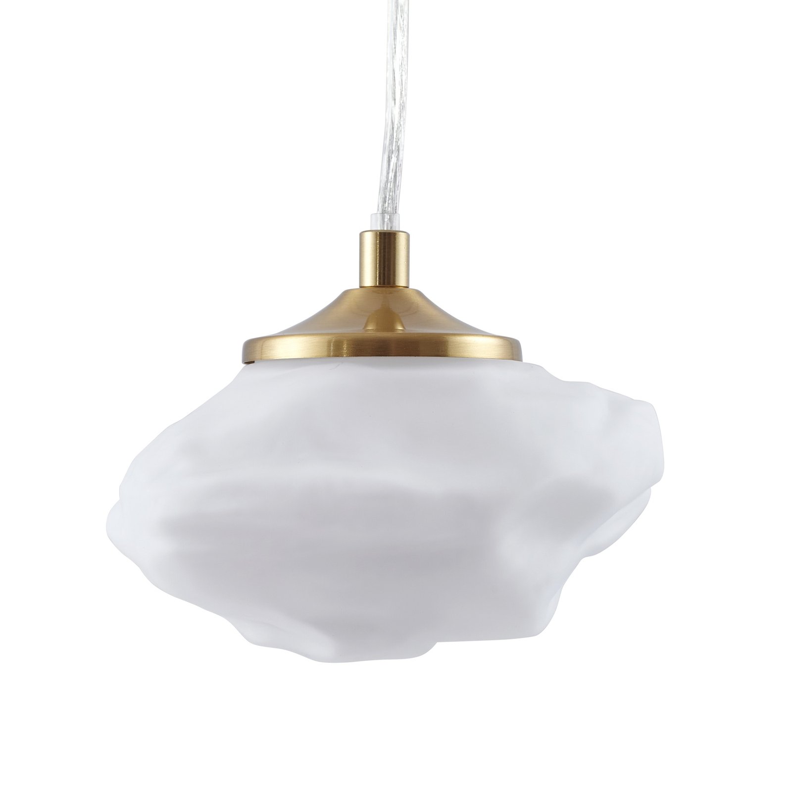 Piatra Lustră Pendul Opal/Alamă - Lindby