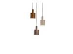 Ovelia 3 Round Lustră Pendul Black/Brown/Beige - Lindby