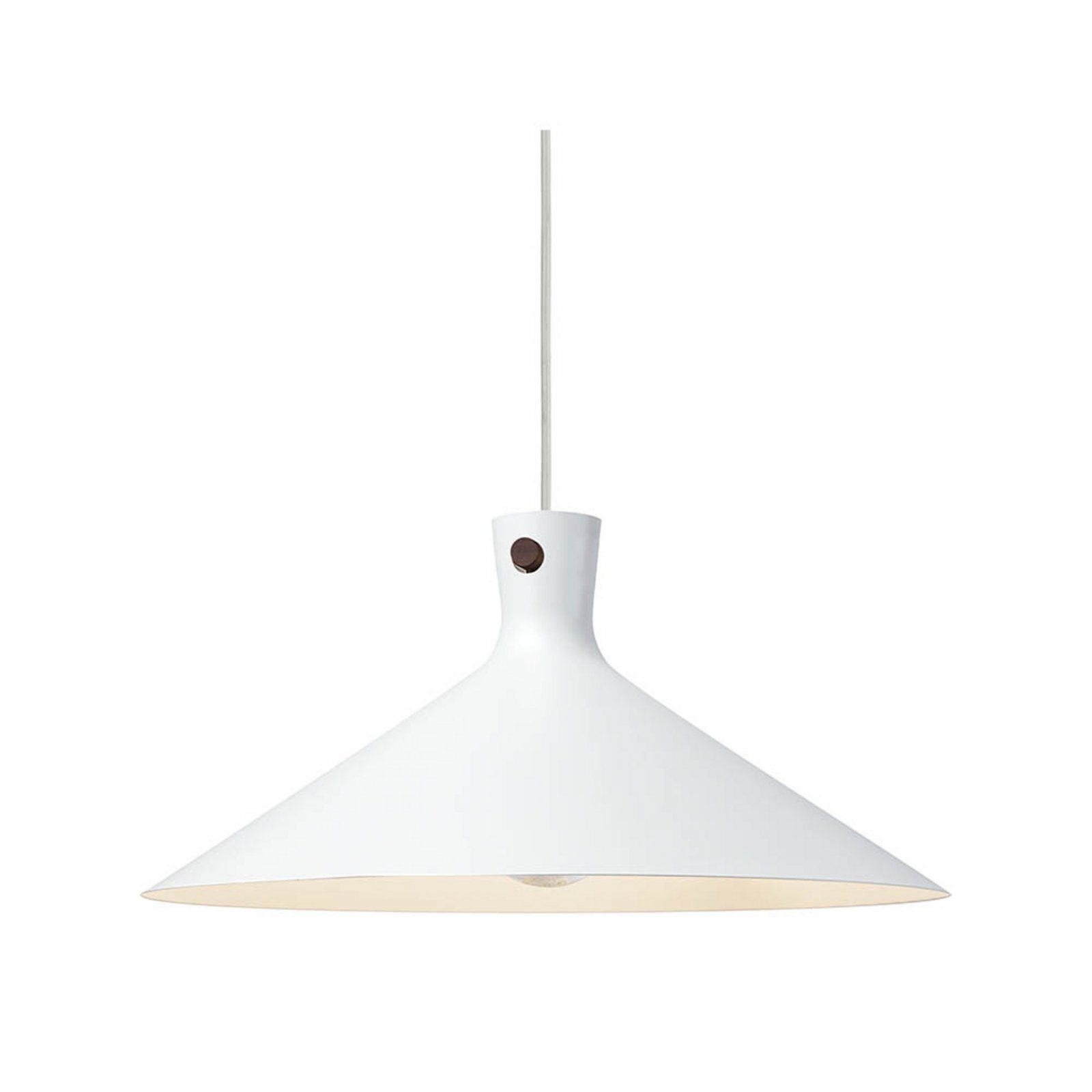 Pendelleuchte Dorina, weiß, Ø 45 cm, Metall