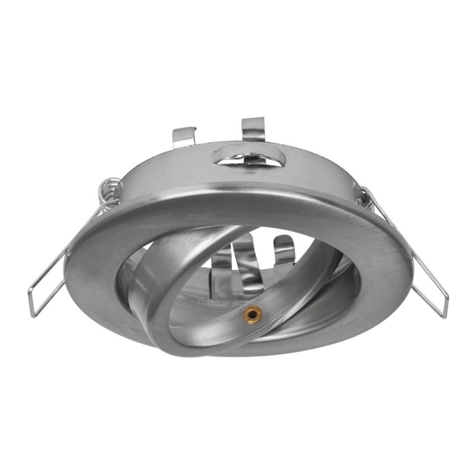 Pferdekaemper Sving mounting ring without bulbs, brushed iron, for Living / Dining Room, metal, GU5.3 / MR16, 50 W