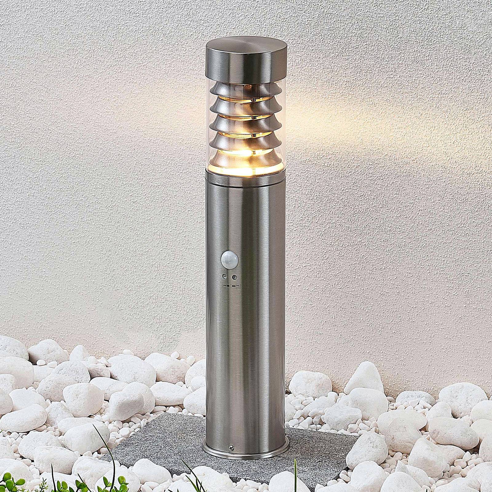 Lindby Piper lampe pour socle en acier inoxydable