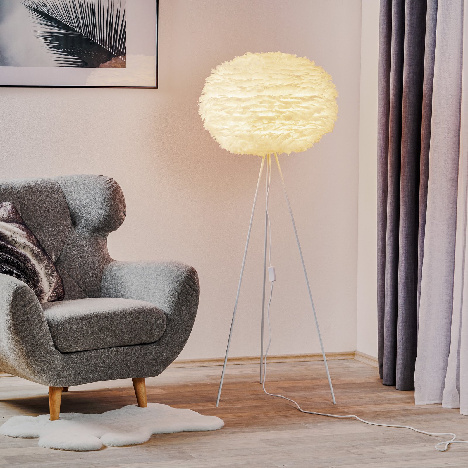 Eos Lampadaire Large Blanc - UMAGE