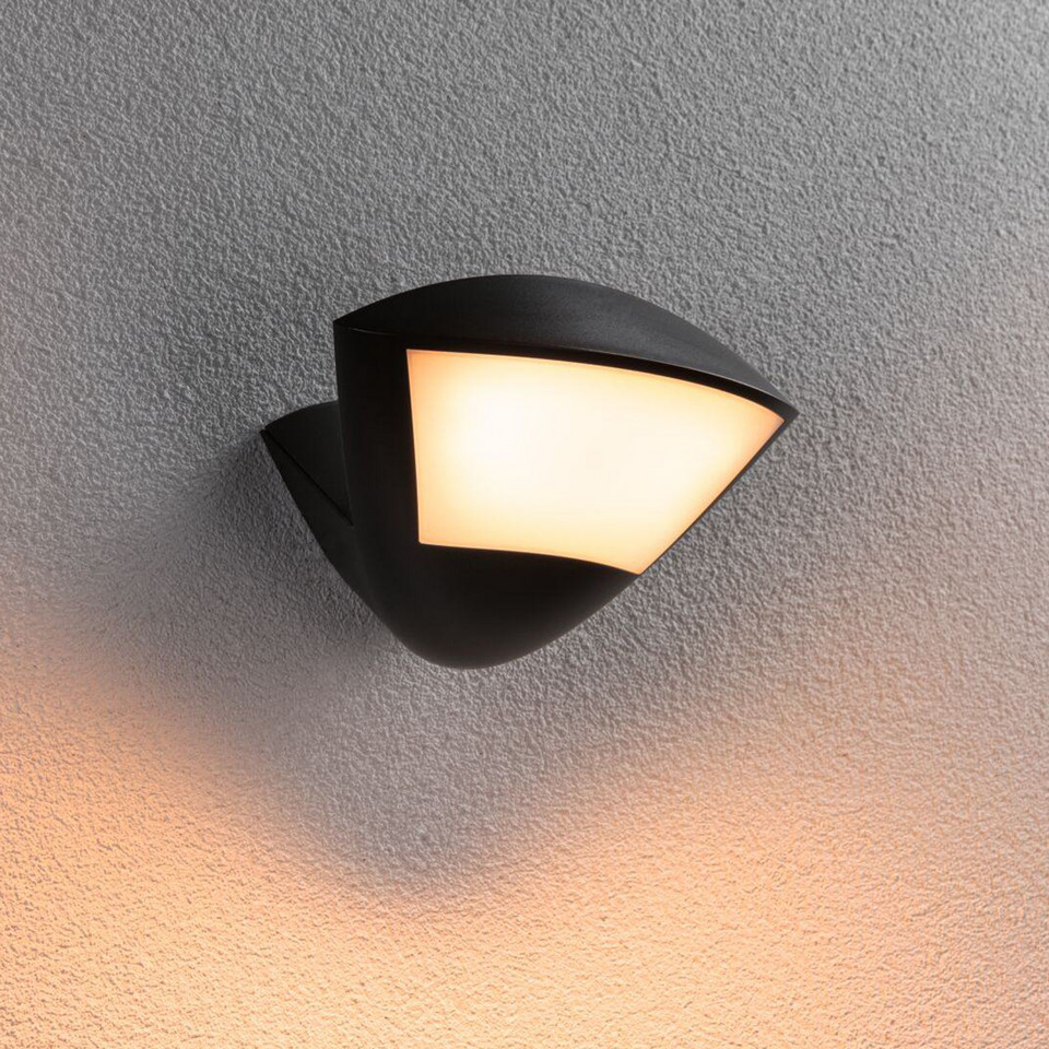 Paulmann Skyla utomhusvägglampa ZigBee SWR, svart från Paulmann