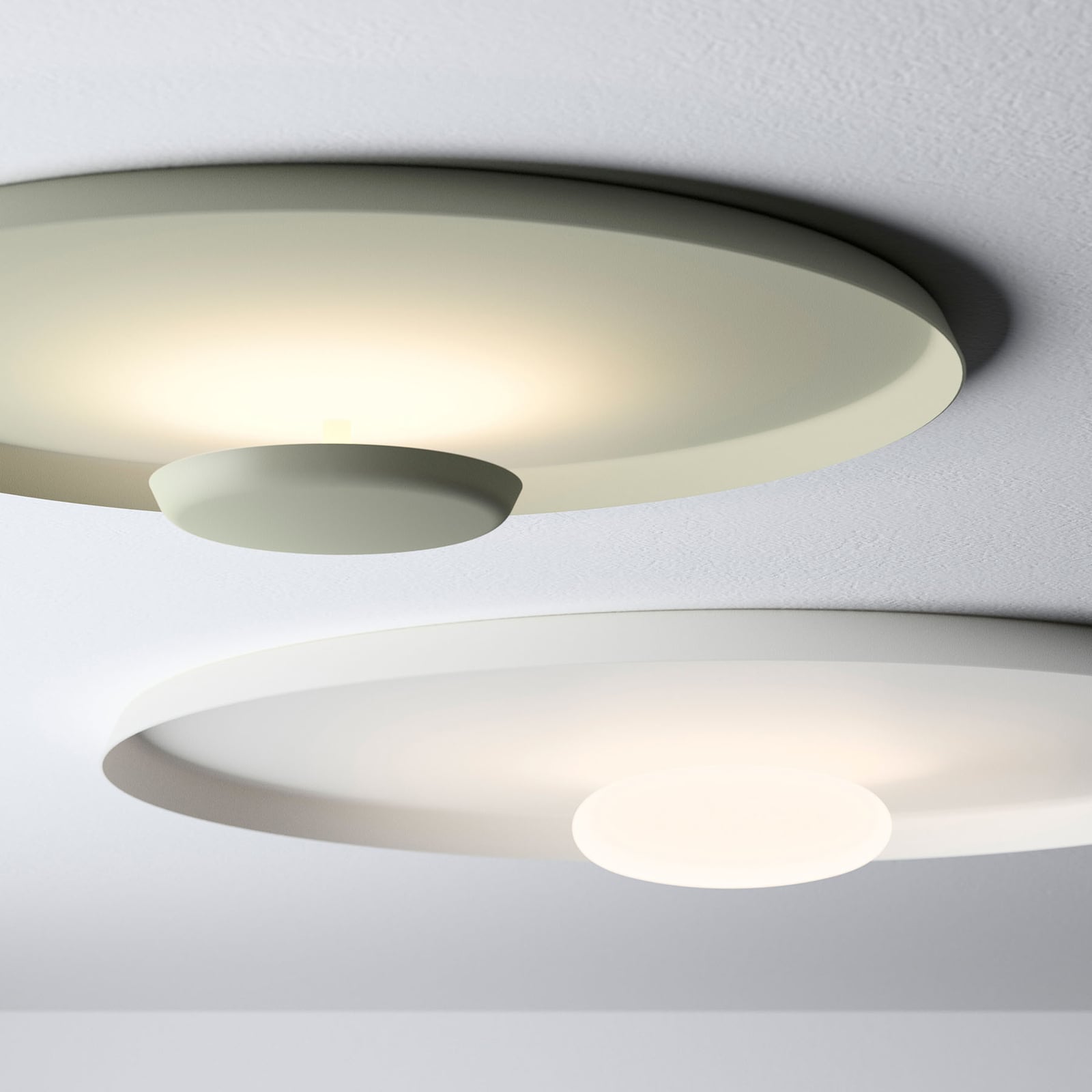 Top LED-Wandleuchte, Ø 60 cm, grün L1 - Vibia