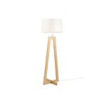 Aluminor Sacha LS mini floor lamp, wood and fabric