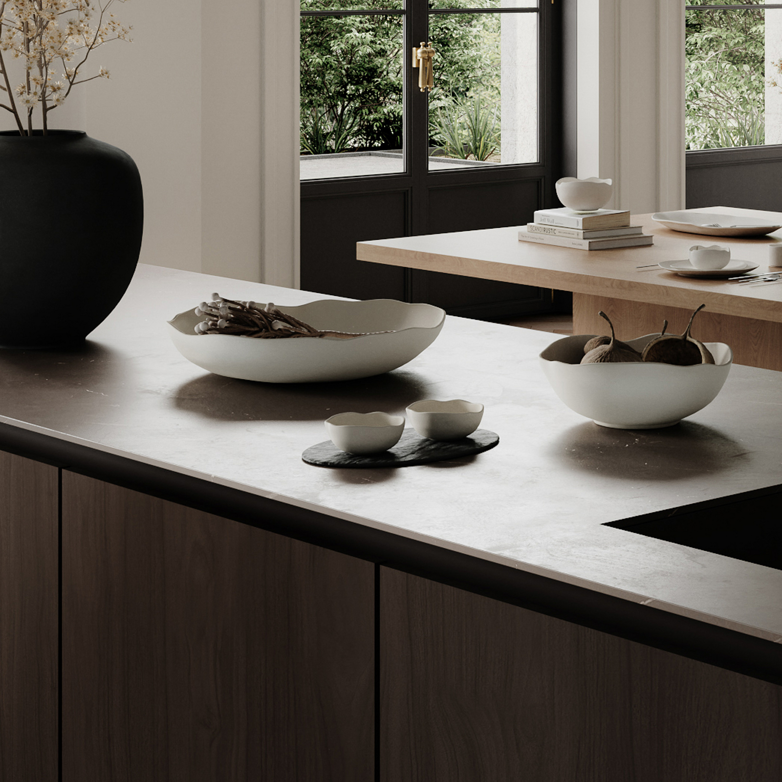 Miska Native, wysokość 7 cm, zestaw 2 sztuki, biała – 101 Copenhagen