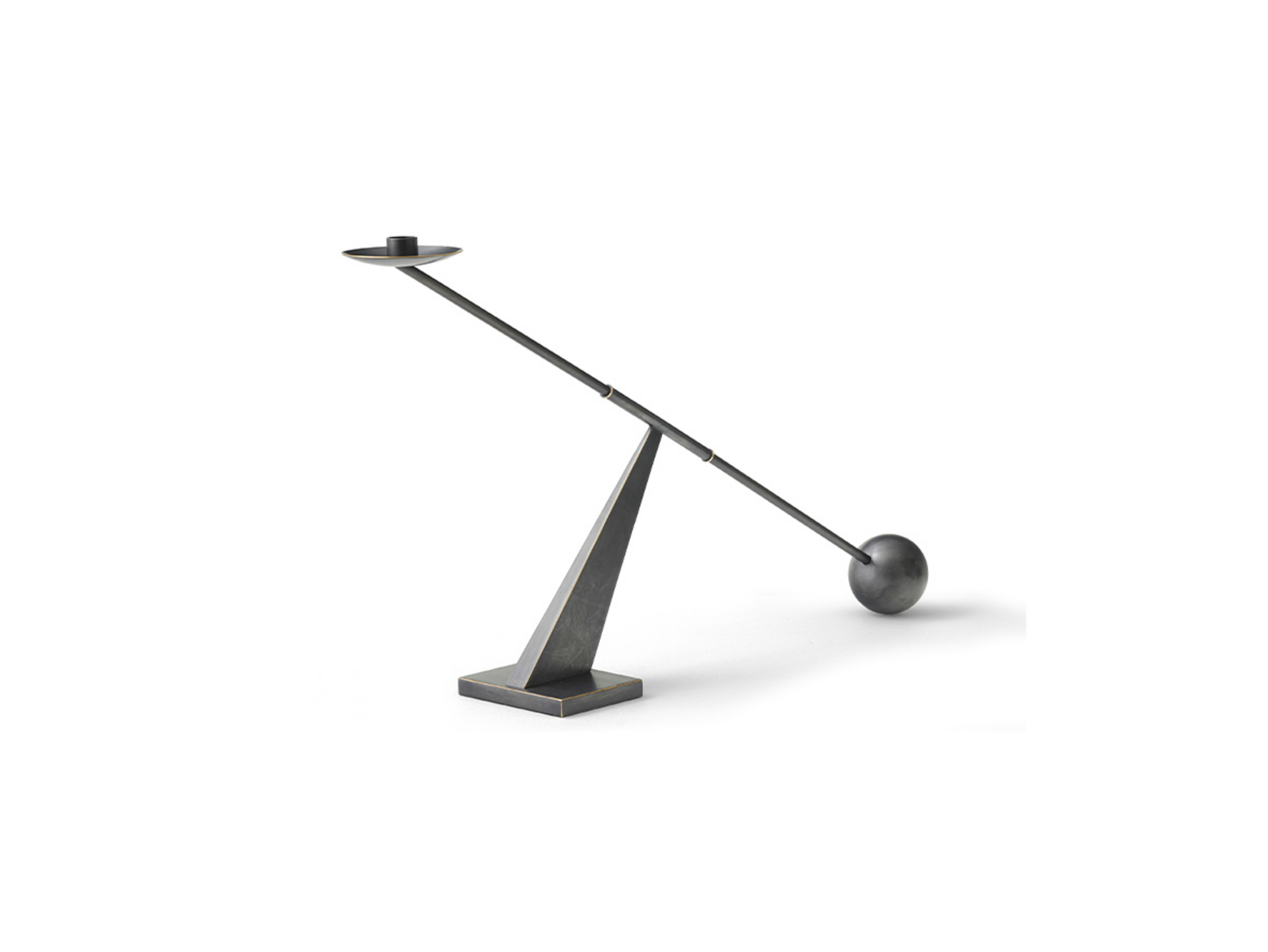 Interconnect lysestage, bronze, højde 42 cm - Audo