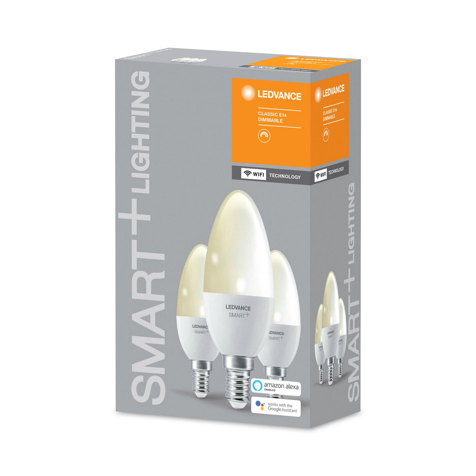 LEDVANCE SMART+ WiFi E14 5W lumânare 2.700K 3x