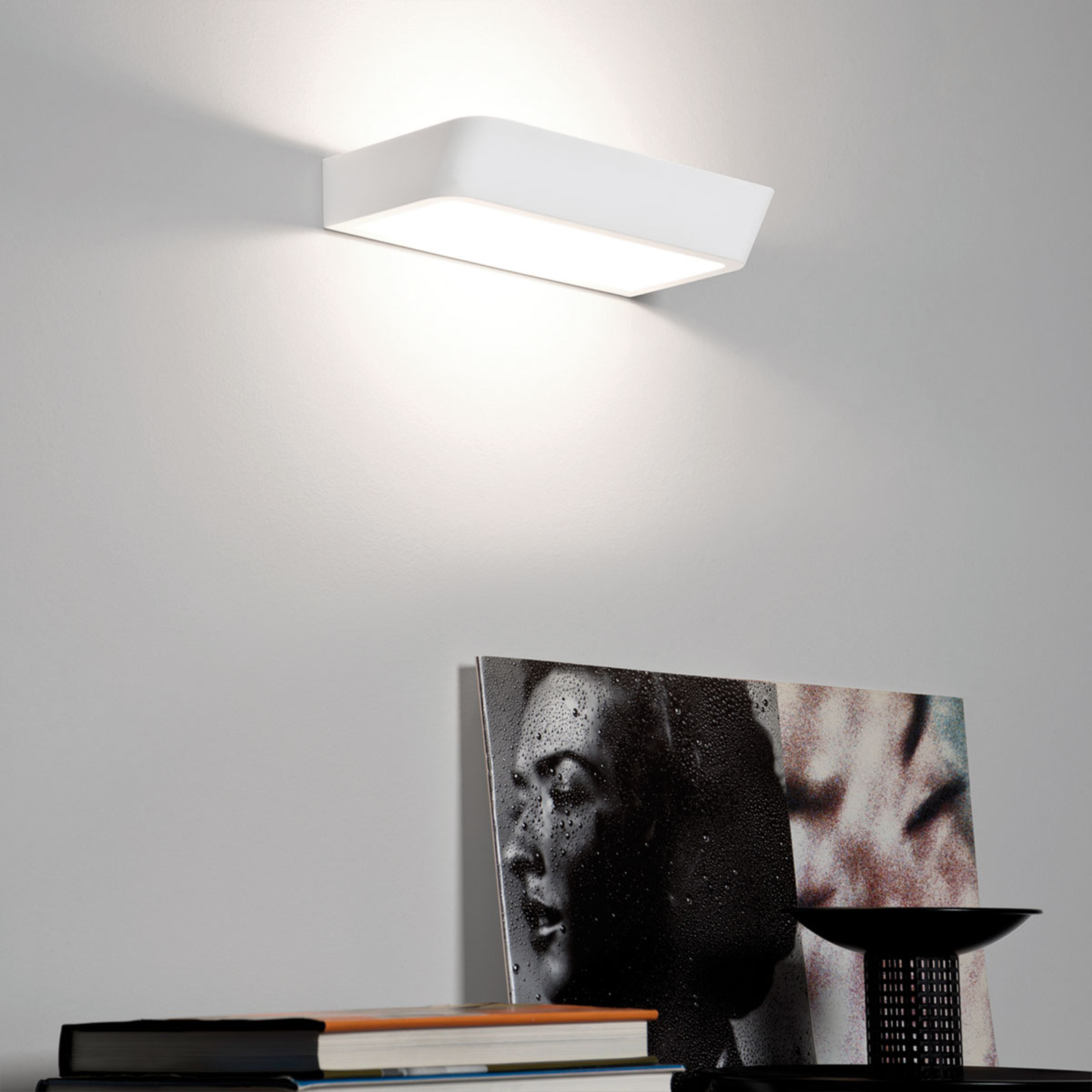 Rotaliana Belvedere W1 LED-væglampe, hvid, 2.700 K