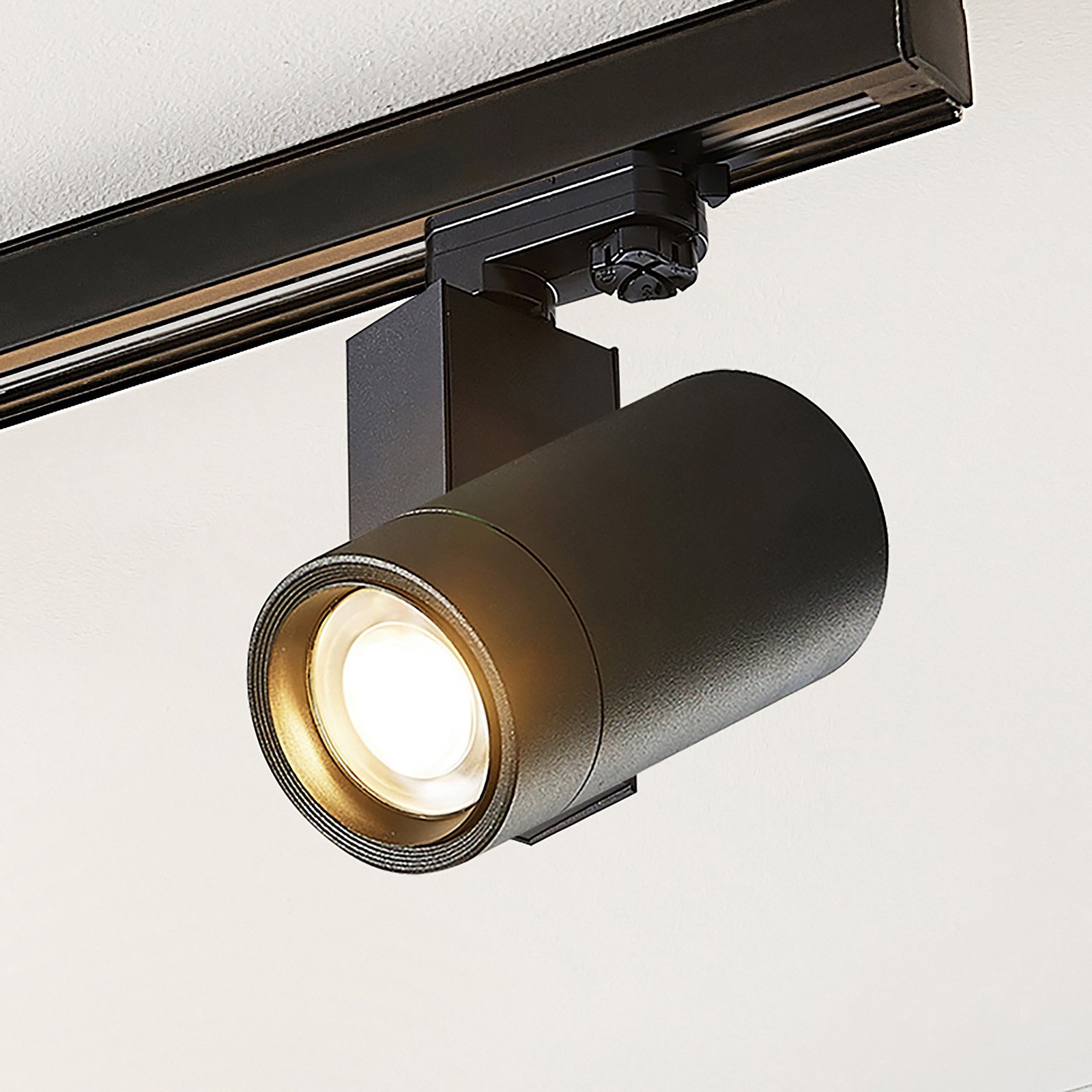 Arcchio Tede LED track light, 20-40°, 25.2 W, for Living / Dining Room, aluminium, plastic, 25.2 W, energy efficiency: A+, L: 13.1 cm, W: 13 cm, H: 28 cm