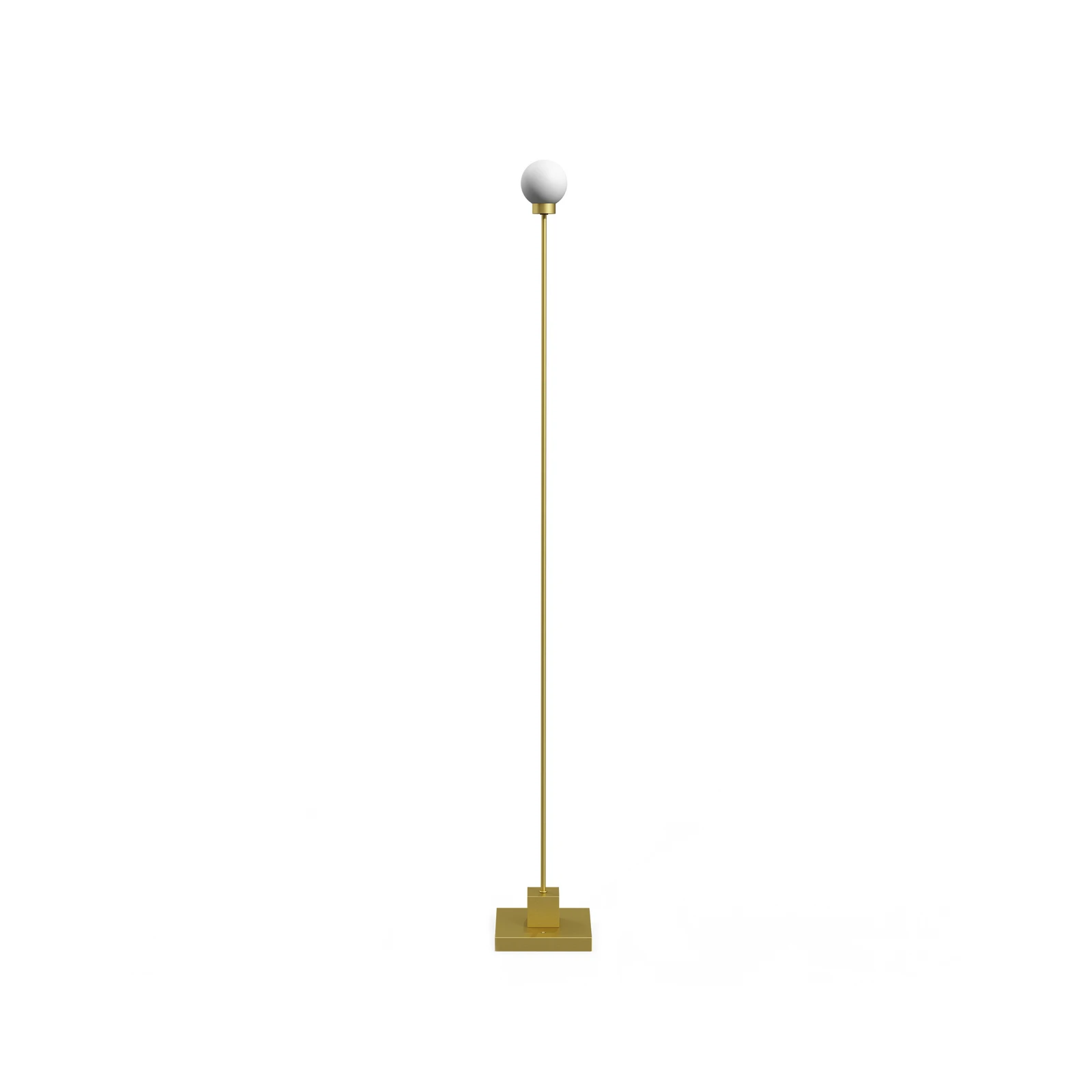 Northern LED-Akku-Stehleuchte Snowball messingfarben, 2700 K