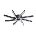 Lucande Smart LED-Deckenleuchte Tjado, Ø70 cm, schwarz, RGBW