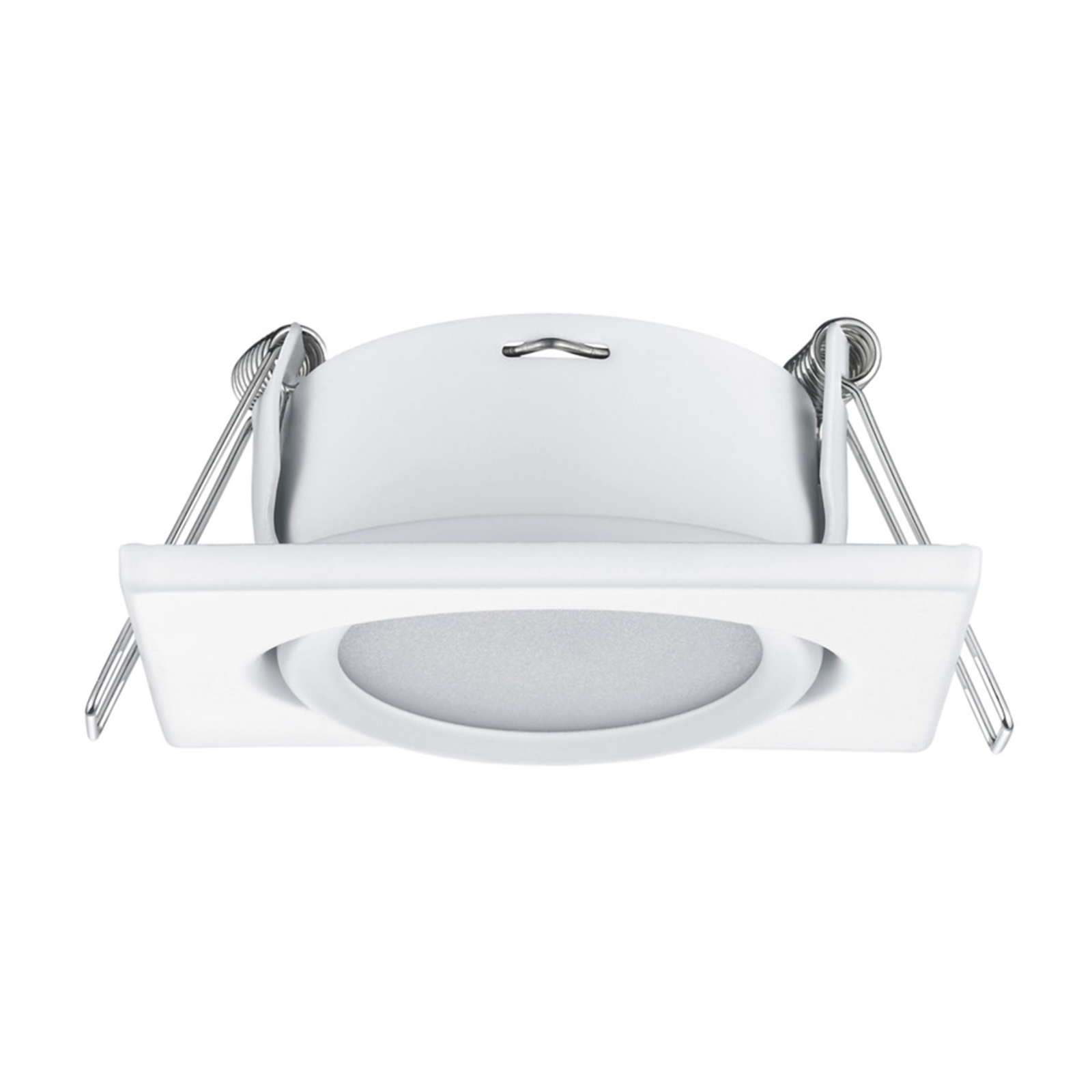 Pivotable Rila LED recessed spotlight in white