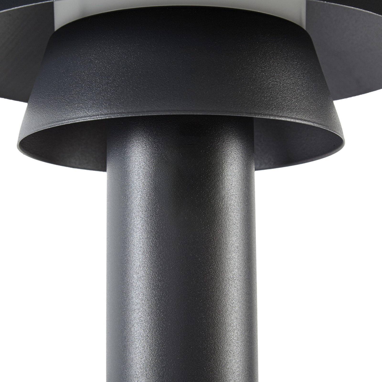 Lucande Montaro LED path light, 110 cm, anthracite, IP54