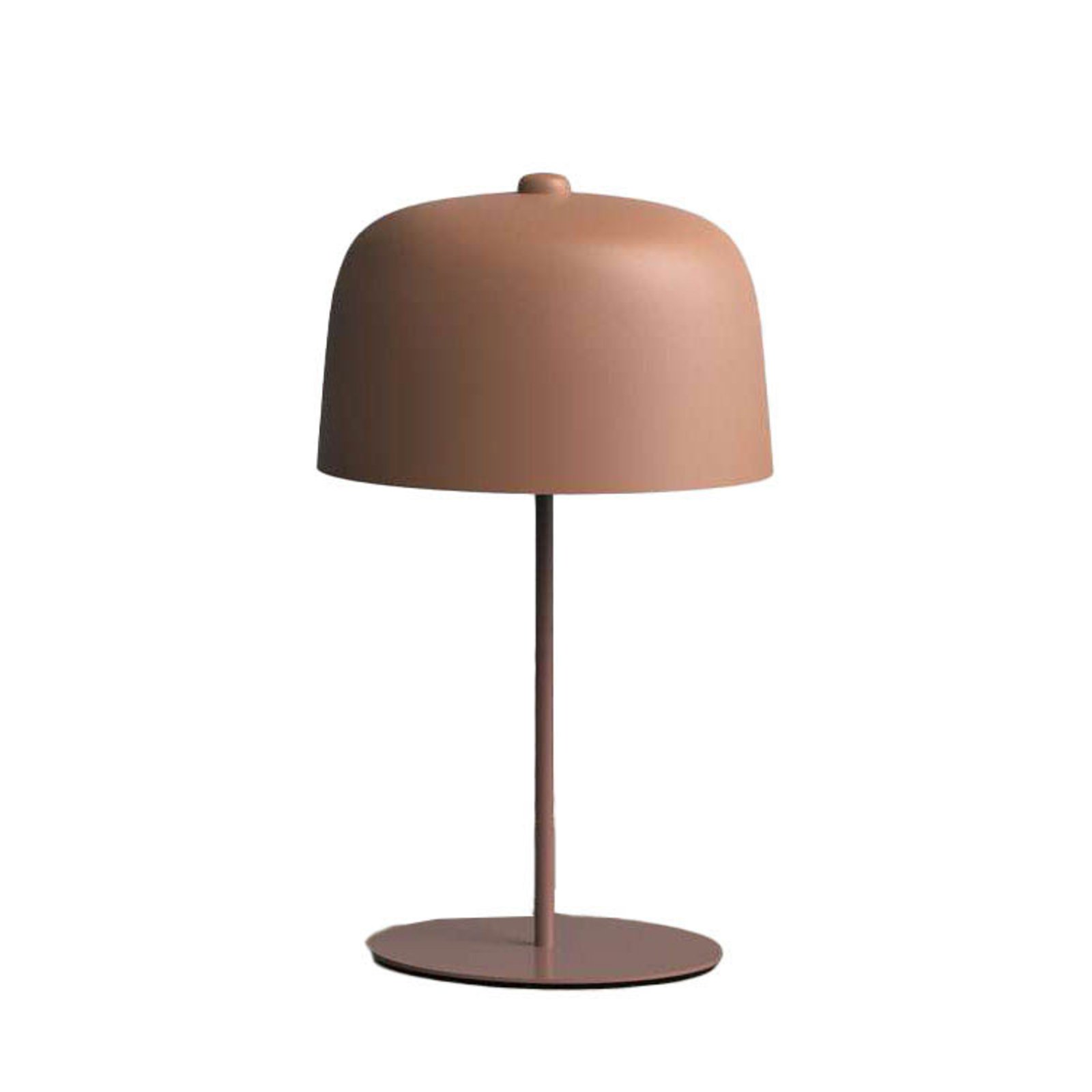 Luceplan Zile table lamp brick red, height 66 cm