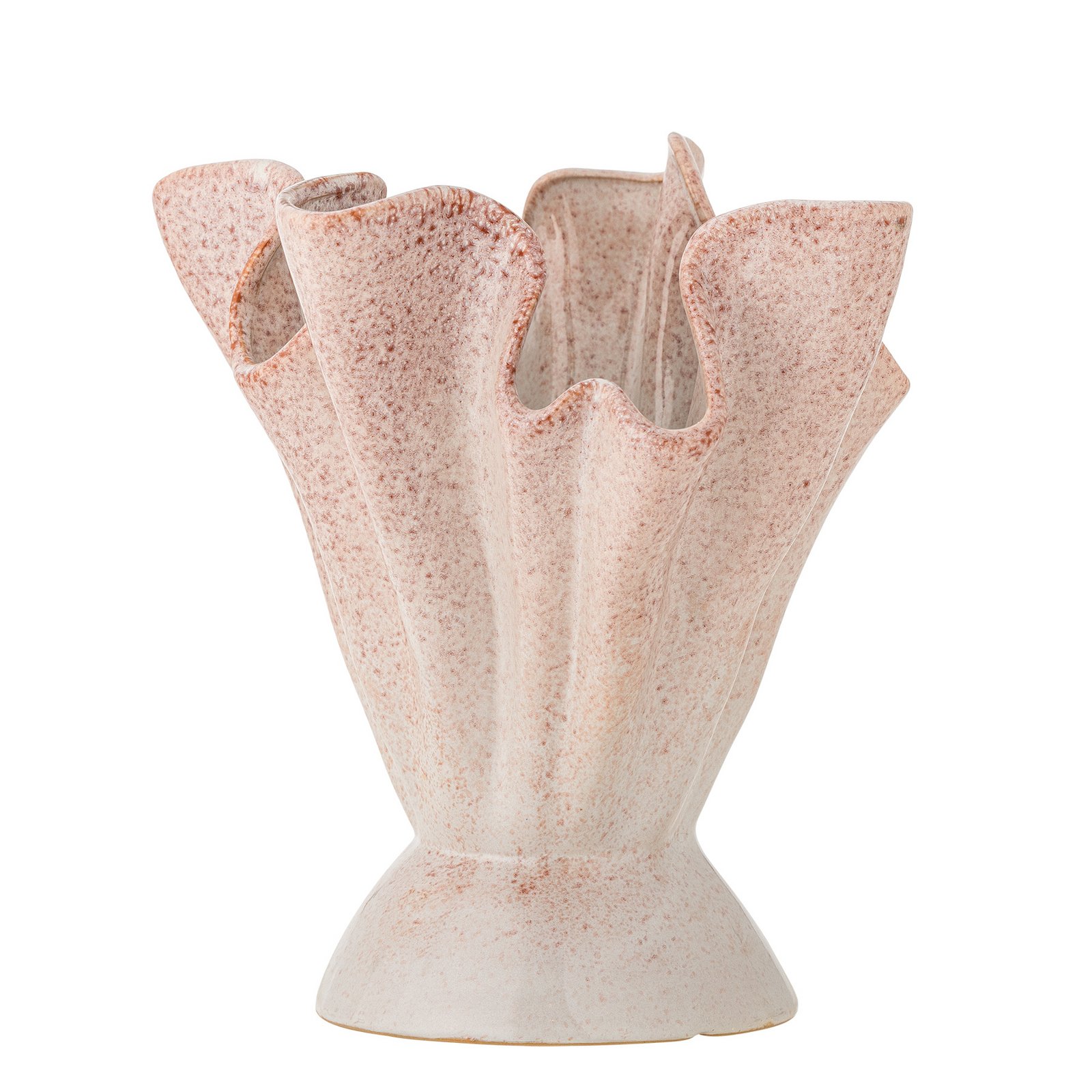 Plier Vase, Steingut, rosé, Höhe 29 cm - BLOOMINGVILLE Plier Vase, Steingut, rosé, Höhe 29 cm - BLOOMINGVILLE