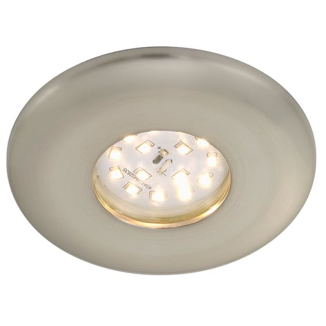 IP65 - LED inbouwspot Shower, nikkel mat