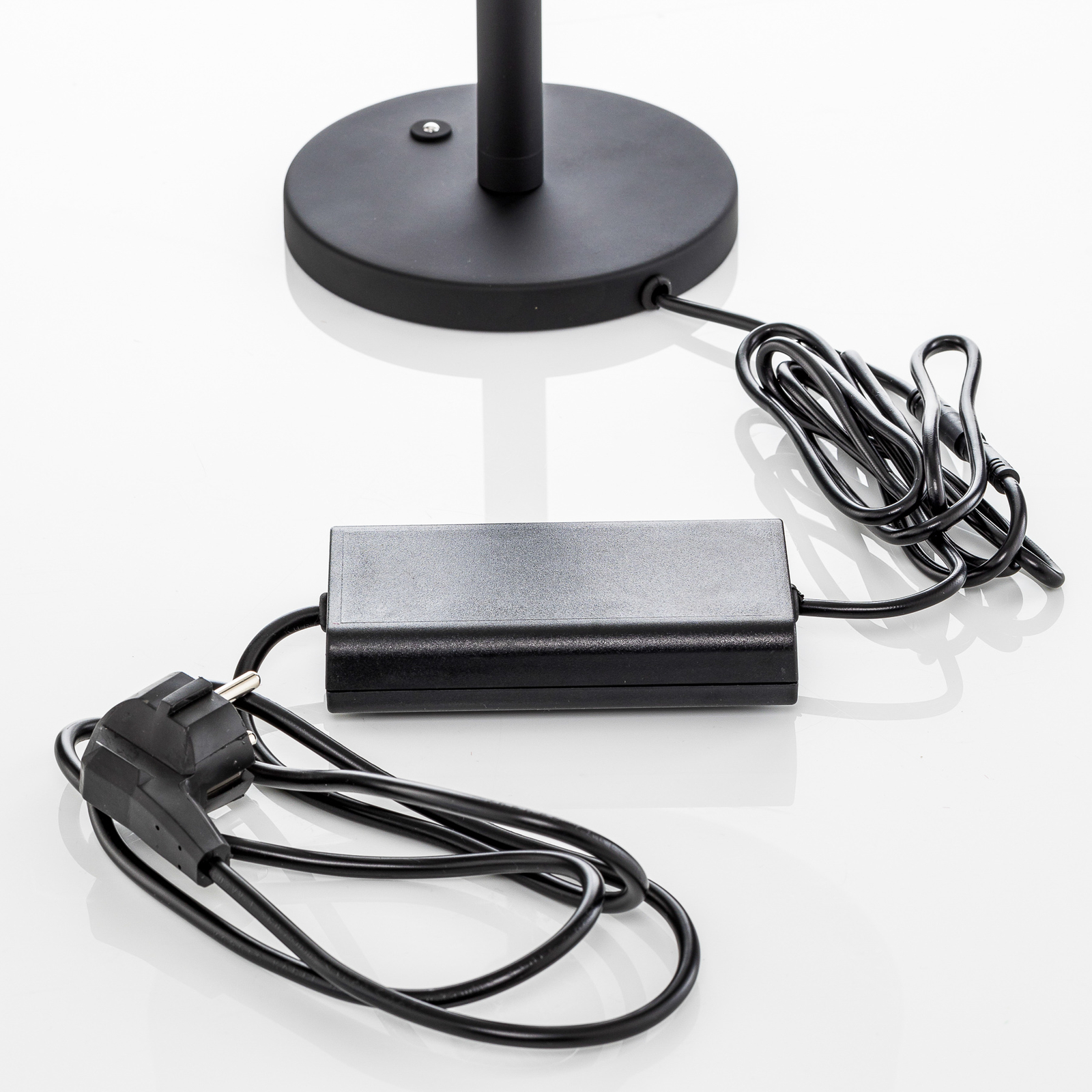 Rothfels Laurena LED-Tischlampe, Glas, schwarz