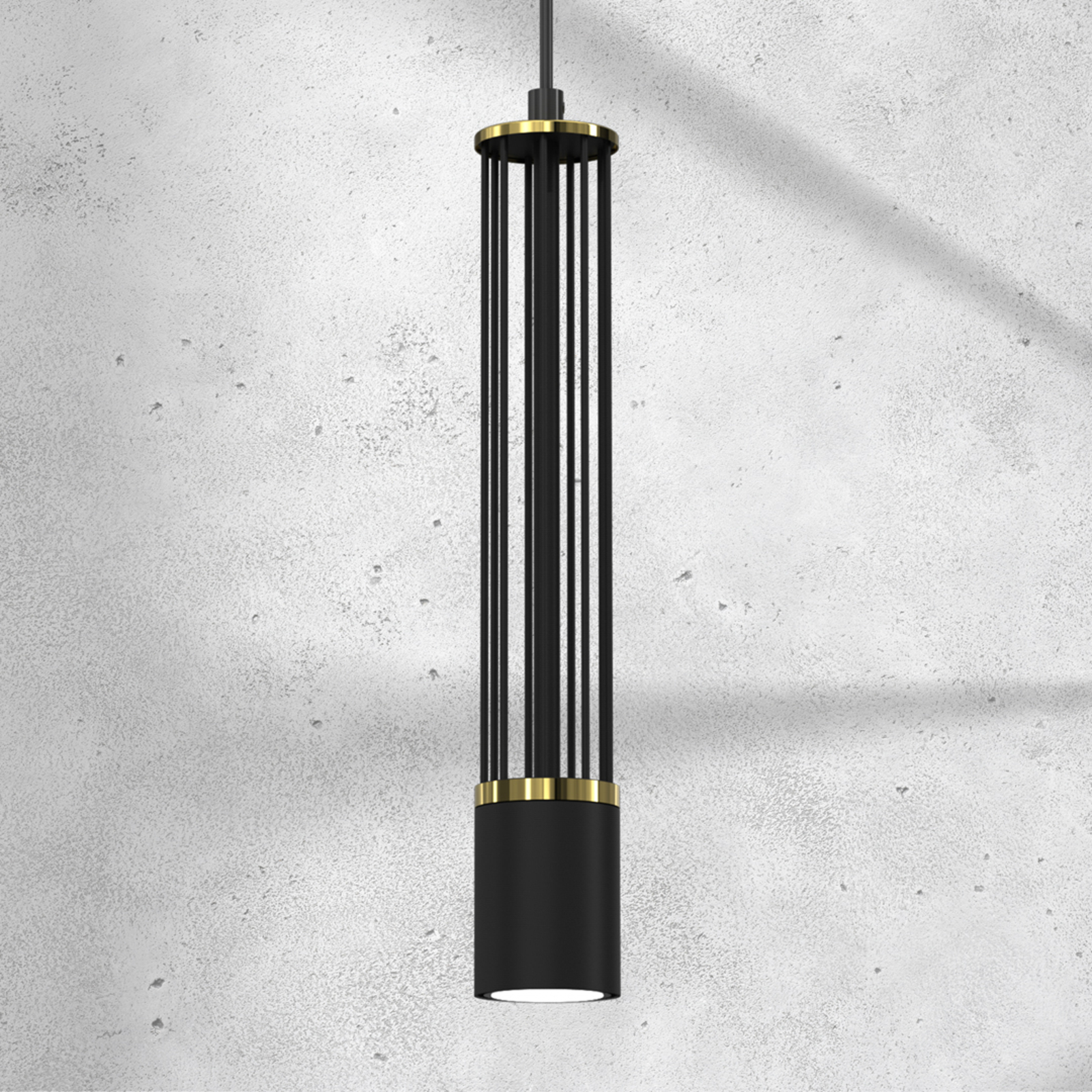 Hanglamp Estilo, zwart, 1-lamp