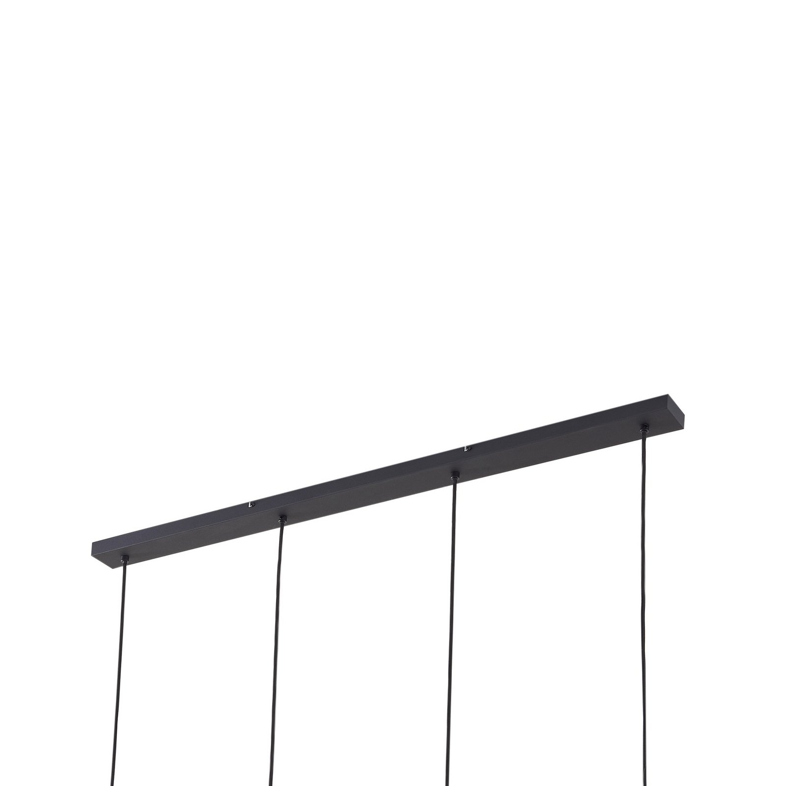 Hildur 4 Riippuvalaisin 118cm Savu Harmaa/Messinki - Lindby