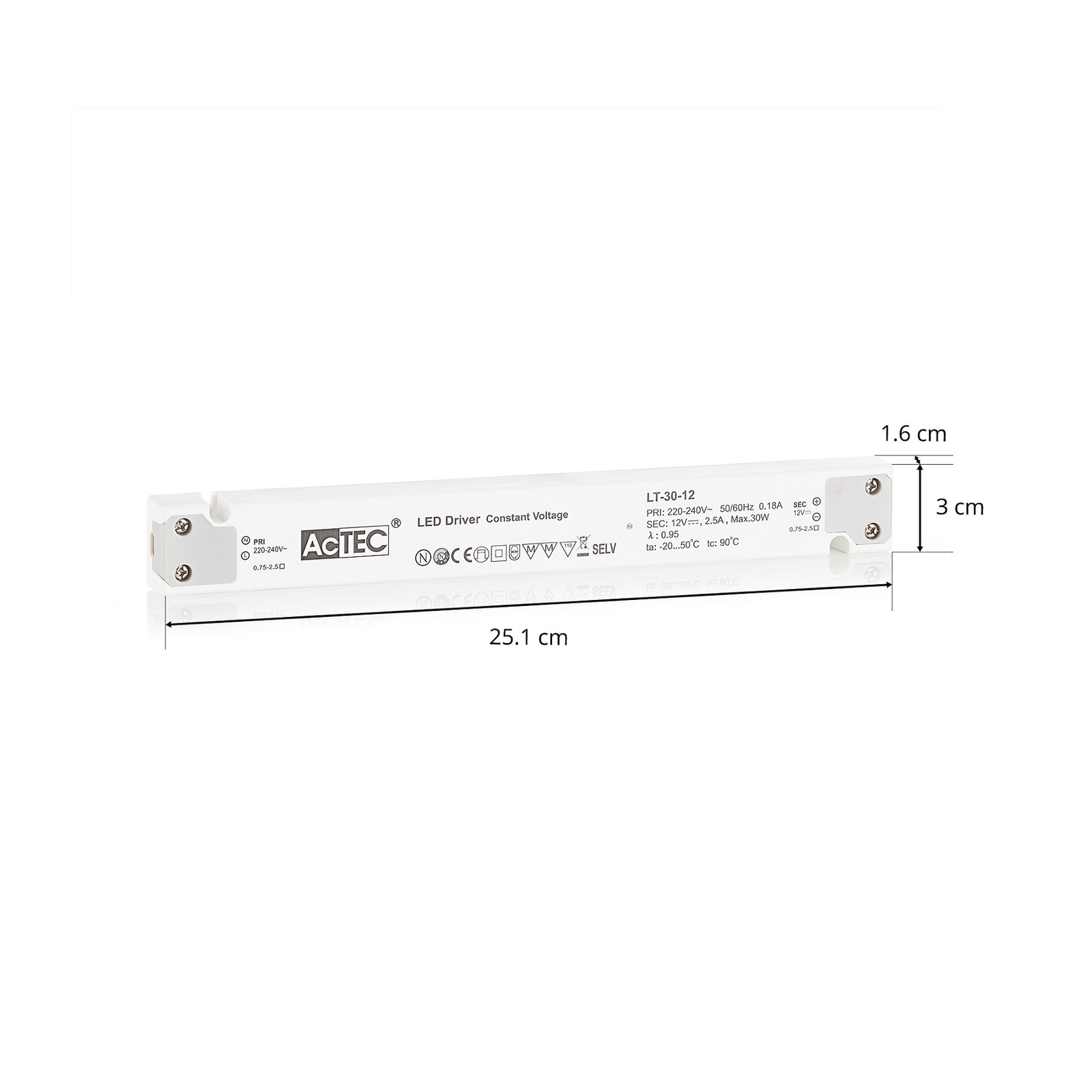 AcTEC LT LED driver CV 12 V, 30 W