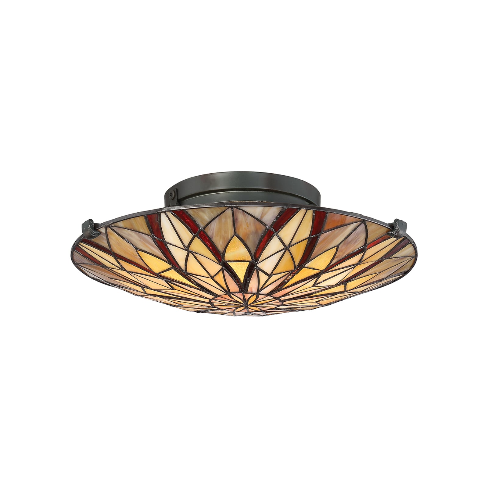 Victory loftlampe, gul/rød, 42 cm – QUOIZEL