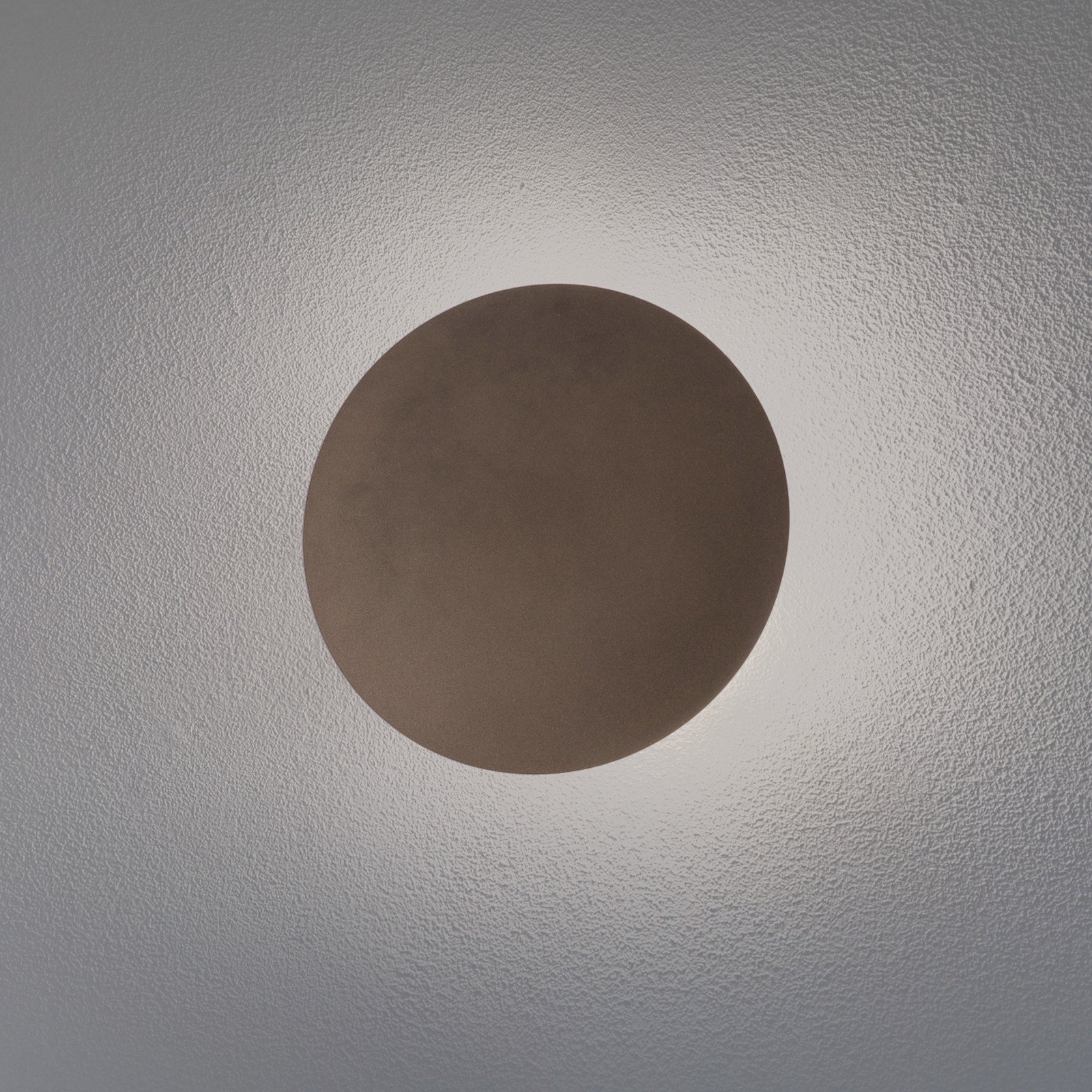TK Lighting Aplică Luna maro lumină indirectă Ø 30 cm oțel - Camera de zi / sufragerie - Metal