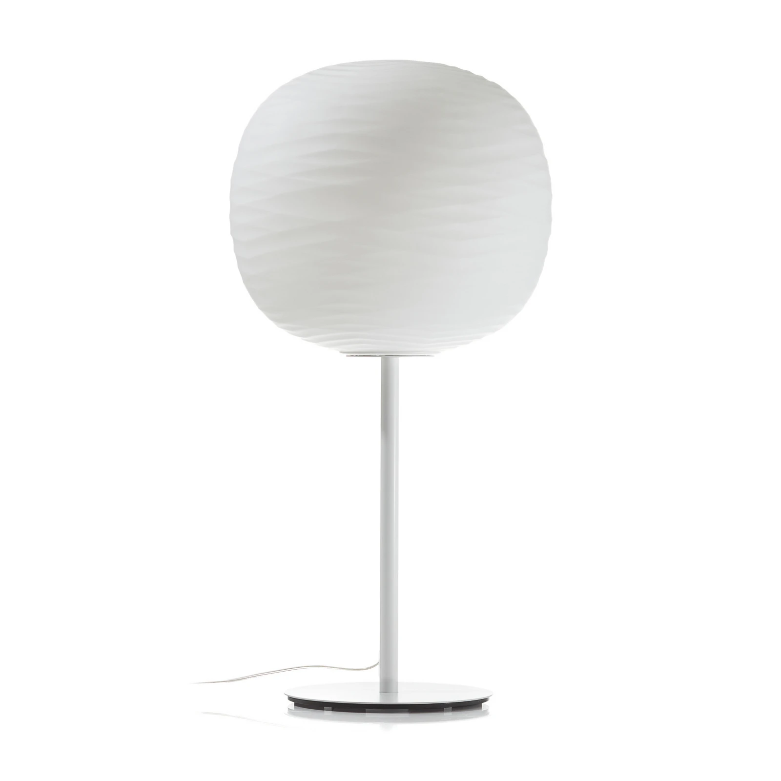Foscarini Gem tavolo alta stolová lampa, biela