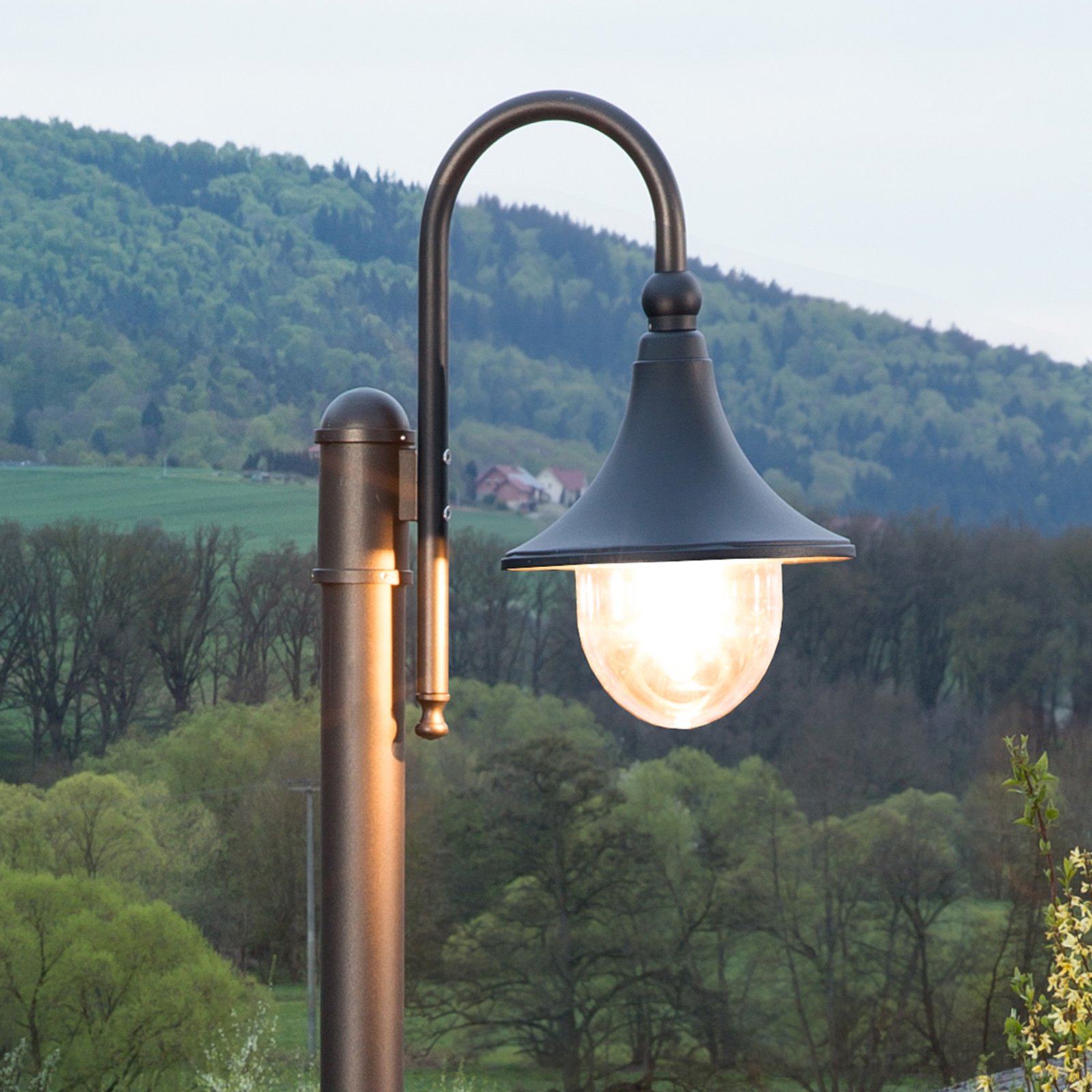 Daphne Outdoor Garden Lamp Black - Lindby