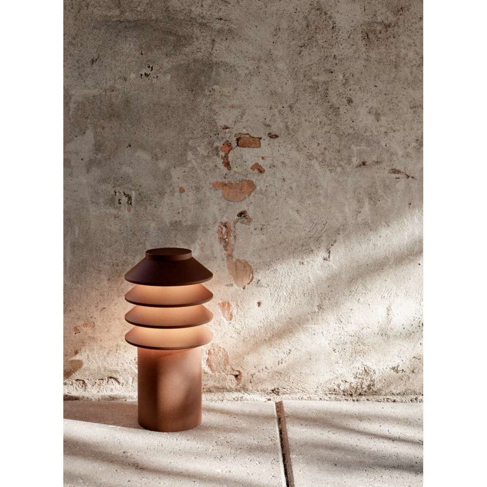 Bysted Garden Lampă de Grădină Short LED 2700K w/Anchor Corten - Louis Poulsen