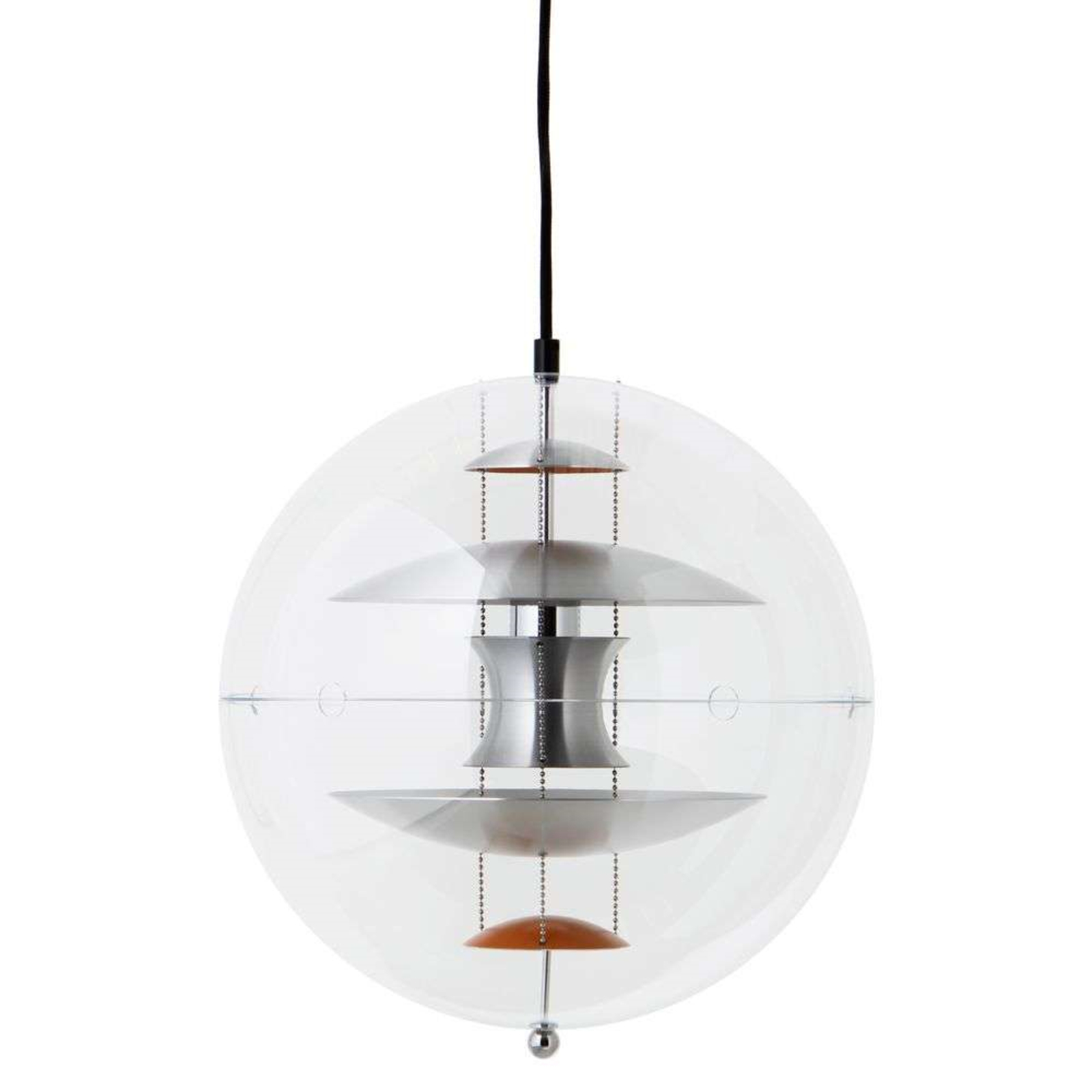 VP Globe Závěsná Lampa 40 Brushed Alu - Verpan